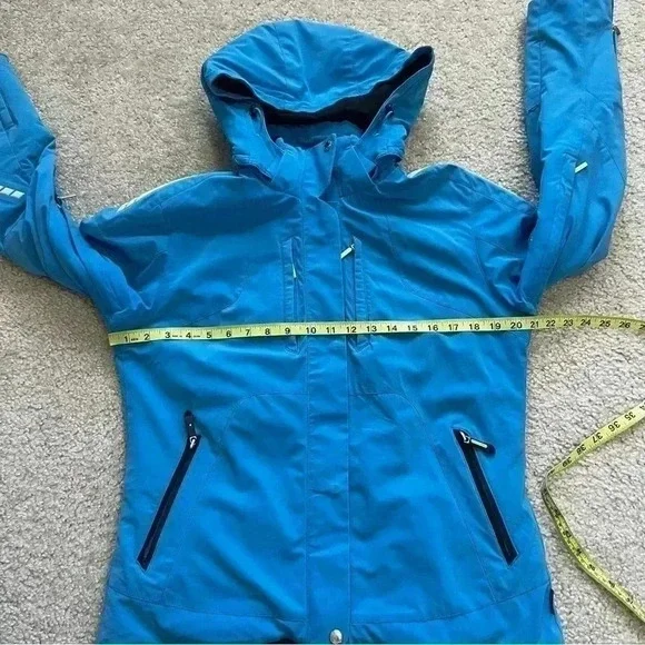 Descente Ski Snow Snowboarding Jacket Coat Blue Wm Size 10 D9-9616 Titan Thermo
